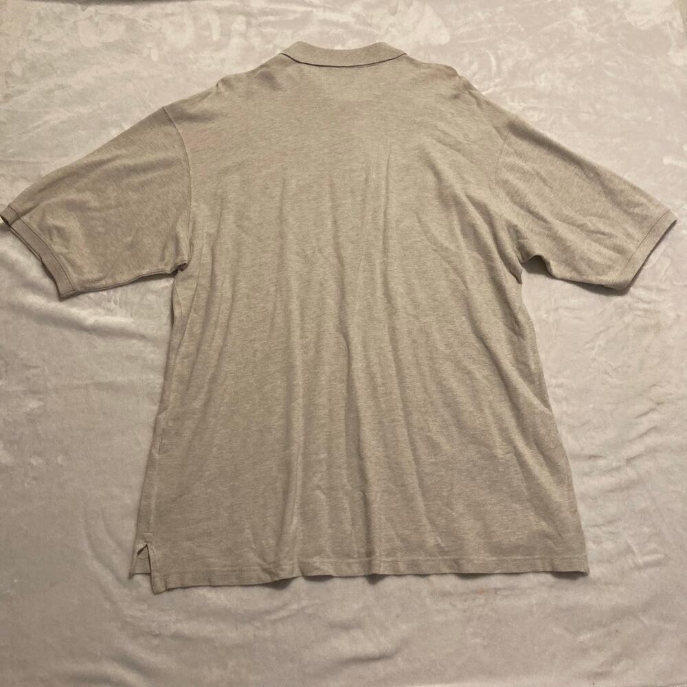 Eddie Bauer Polo Shirt Ivory Cotton Short Sleeve‎ Men Collared Size XL - Picture 7 of 7